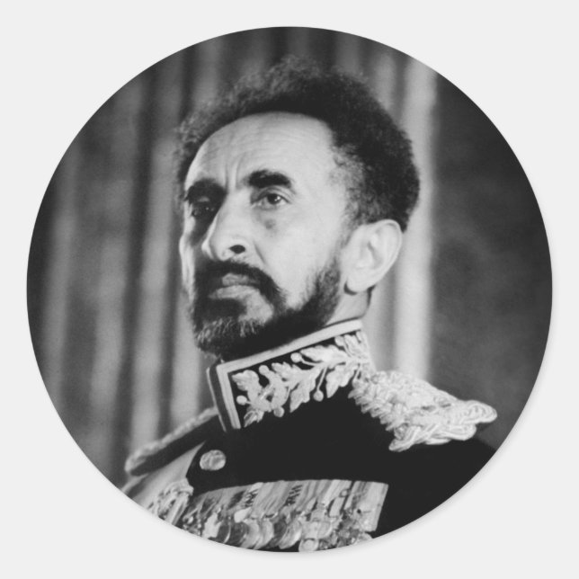 Haile Selassie - Messiah - Jah Rastafari Sticker (Front)