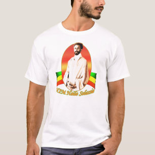Haile Selassie Oval Portrait Standard Apparel T-Shirt