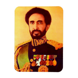 Haile Selassie - Rastafara - Reggae Rasta Magnet