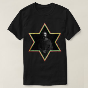 Haile Selassie Star of David T-Shirt