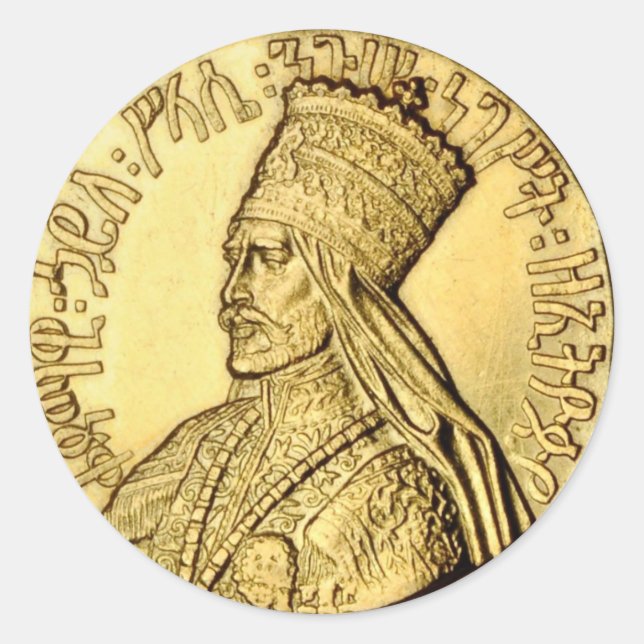 Haile Selassie Sticker (Front)