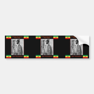 Haile Selassie the Lion of Judah, Jah Rastafari Bumper Sticker