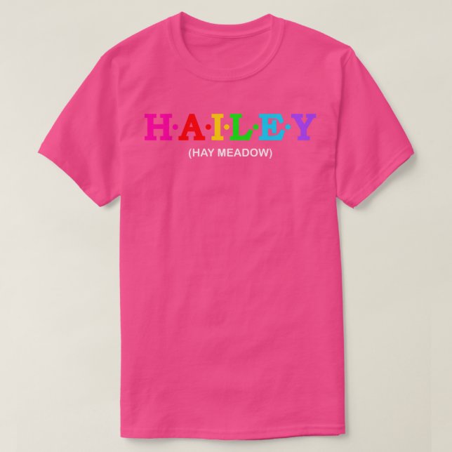 Hailey Hay Meadow T-Shirt (Design Front)
