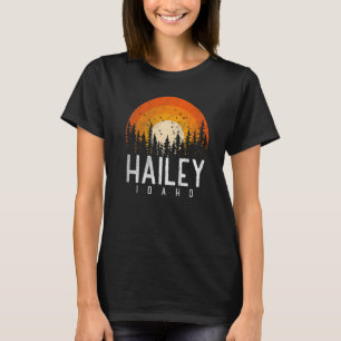 Hailey Idaho ID  Retro Style Vintage 70s 80s 90s T-Shirt