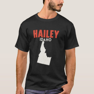 Hailey Idaho USA State America Travel Idahoan  T-Shirt