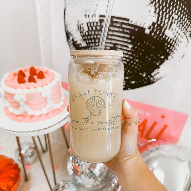 HAILEY Last Toast On The Coast Bachelorette Can Glass (Creator Uploaded)