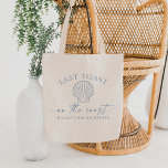 HAILEY Last Toast On The Coast Bachelorette Tote Bag<br><div class="desc">The HAILEY Collection features a dusty blue colouring with cute beachy themes and boho fonts.</div>