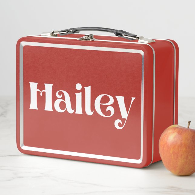 Hailey Metal Lunch Box (In Situ)