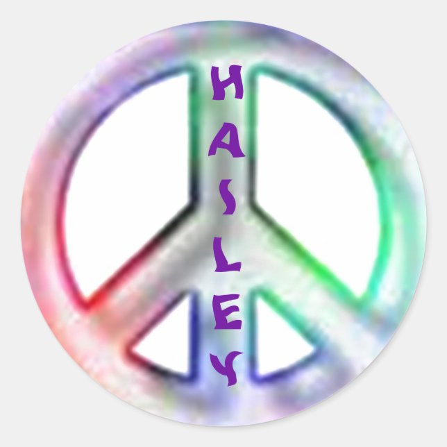 Hailey Peace Stickers (Front)