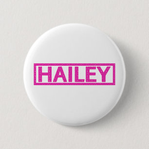 Hailey Stamp 6 Cm Round Badge