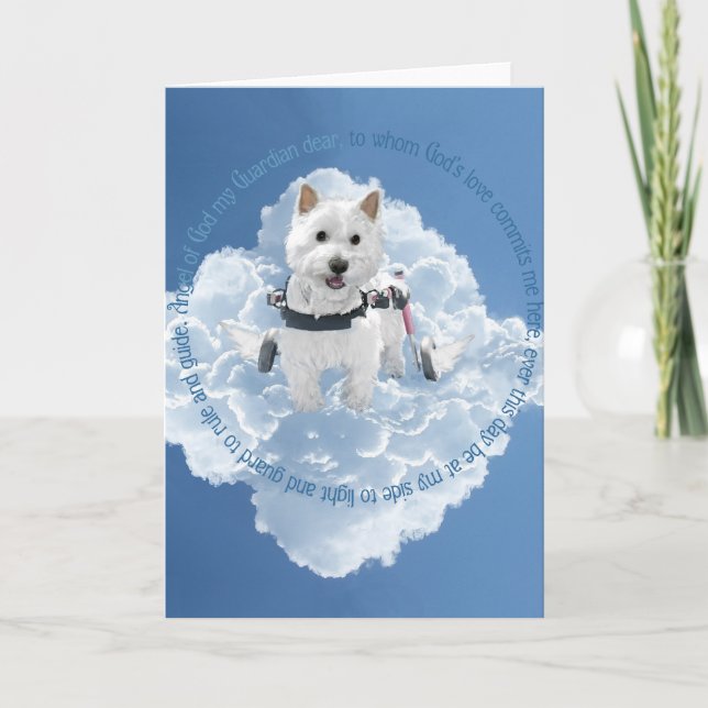 Hailey Westie - Blank Greeting Cards (Front)