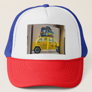 Hailing Adventures: The Taxi Travel Experience" Trucker Hat