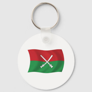 Hainan Li & Miao Flag Keychain