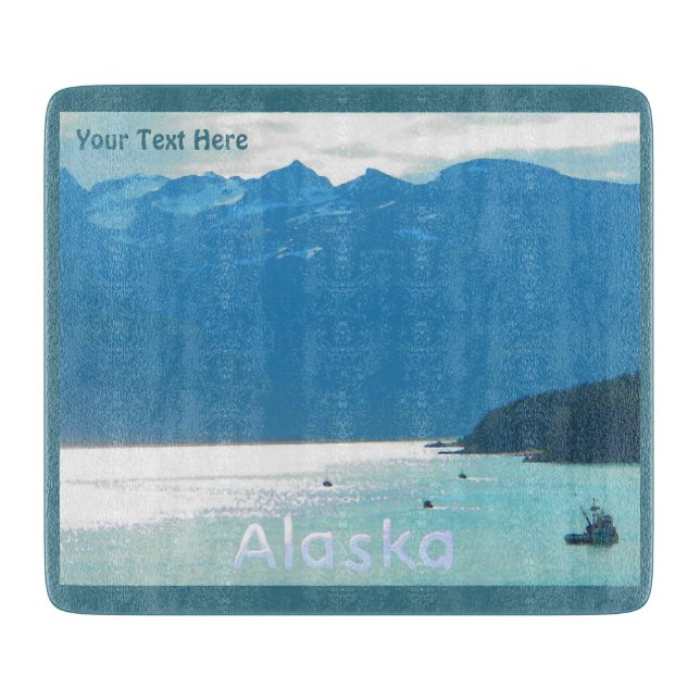 Haines Blue Cutting Board (Front)