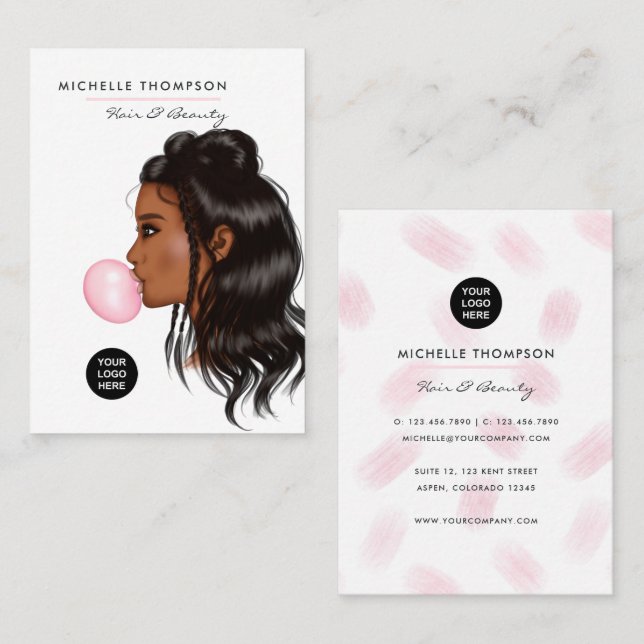 Hair and Beauty Business Card (Front/Back)