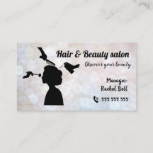 Hair and Beauty Salon Beautiful Business Card