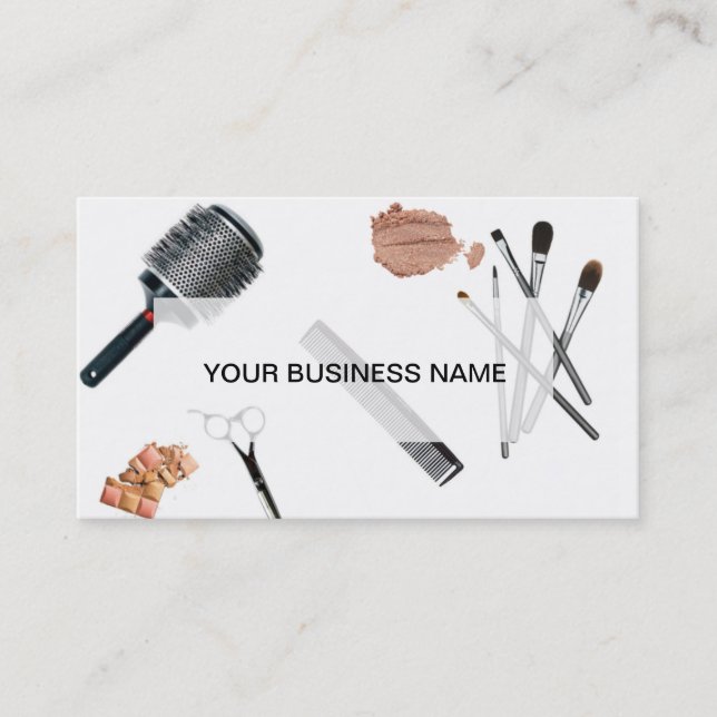HAIR AND MAKEUP ARTIST BUSINESS CARD (Front)