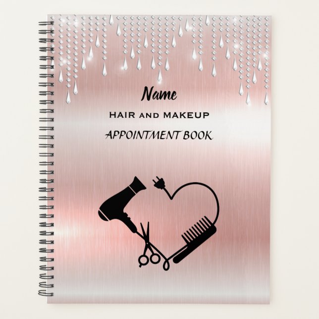 Hair and makeup salon planner (Front)