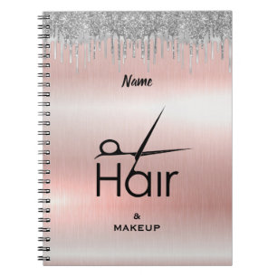 Hair and makeup salon Spiral Photo Notebook