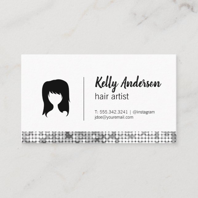 Hair Artist Business Card (Front)