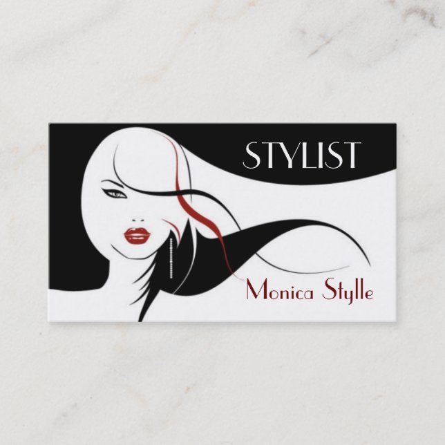 Hair, Beauty Salon, Cosmetologist , Spa Business Card (Front)