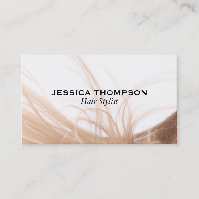 Hair | Blonde Business Card (Front)