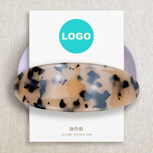  Hair Bow Hairbow Clip Add Logo   Enclosure Card