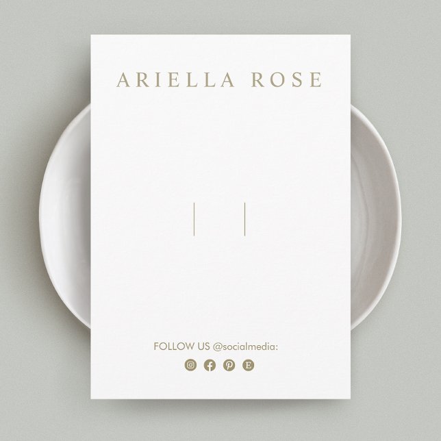  Hair Bow Hairbow Clip Customisable Social Media  Enclosure Card (Creator Uploaded)