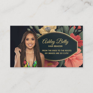 Hair Braider Business Cards