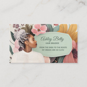 Hair Braider Business Cards