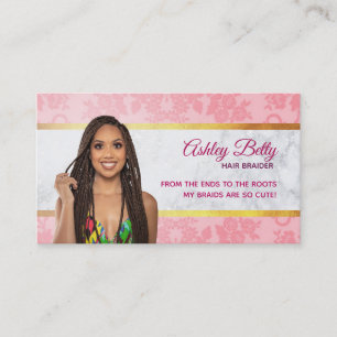 Hair Braider Business Cards
