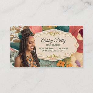 Hair Braider Slogans Business Cards