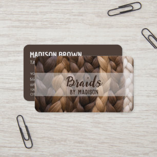 Hair Braiding Business Card