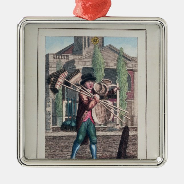 Hair Brooms, Shoreditch Church Metal Tree Decoration (Front)