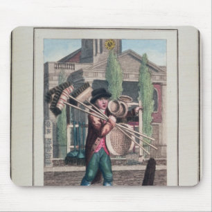 Hair Brooms, Shoreditch Church Mouse Mat