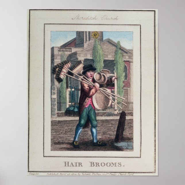 Hair Brooms, Shoreditch Church Poster (Front)