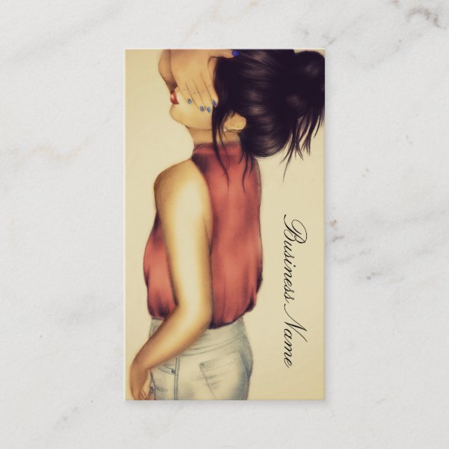 Hair Business Card (Front)