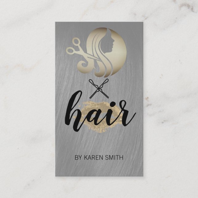 Hair Care | Beauty | Cosmetics Business Card (Front)