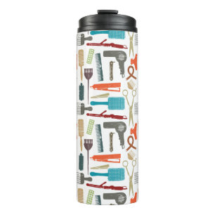 Hair Care Pattern Thermal Tumbler