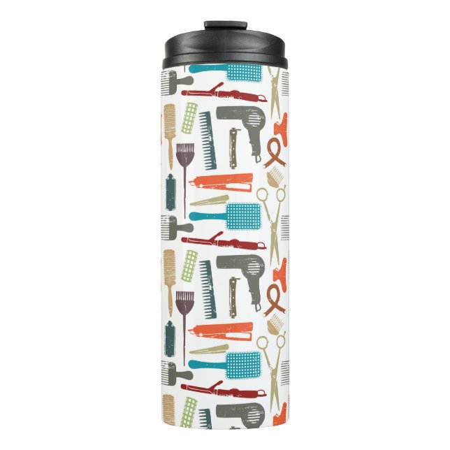 Hair Care Pattern Thermal Tumbler (Front)