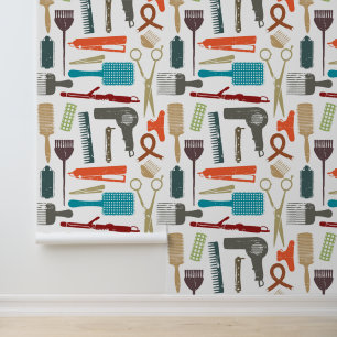 Hair Care Pattern Wallpaper