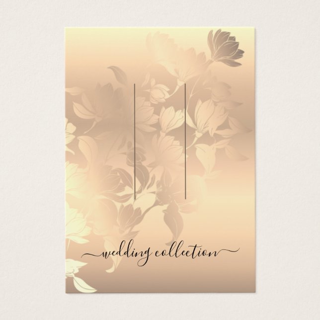 Hair Clip Display Card Romantic Vintage Pink Blush (Front)