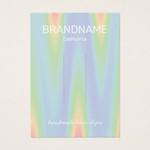 Hair Clip Holder Colour Gradient Ombre Chevron Log