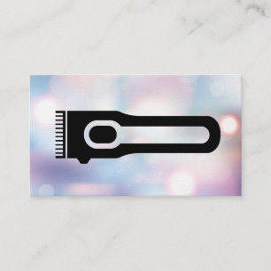 Hair Clipper Barber Boke Background Business Card