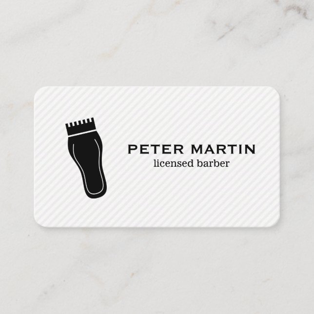 Hair Clippers Business Card (Front)