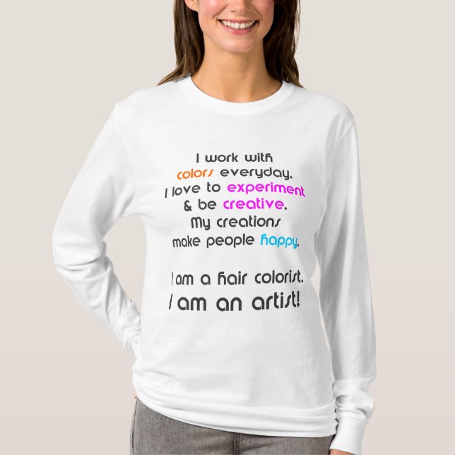 Hair Colourist T-Shirt (Front)