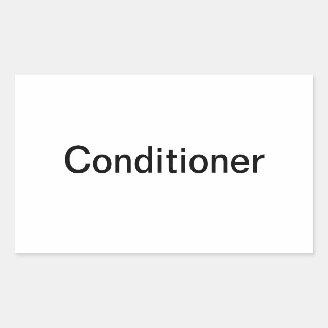Hair Conditioner Labels/ Rectangular Sticker (Front)