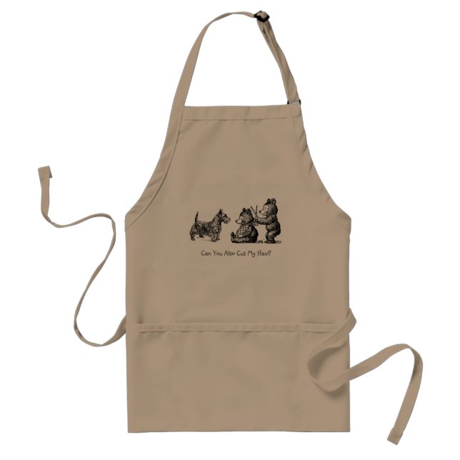 Hair Cut (bears, dog)  Standard Apron (Front)