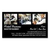 Hair Cut Salon with Three Custom Photo Barber
