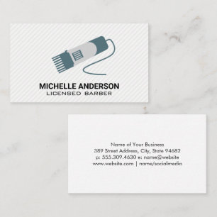 Hair Cutting Clippers Business Card